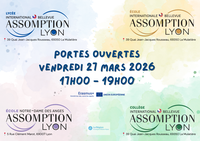 𝐒𝐨𝐢𝐫𝐞́𝐞 𝐏𝐨𝐫𝐭𝐞𝐬 𝐎𝐮𝐯𝐞𝐫𝐭𝐞𝐬 — Ensemble scolaire Assomption Lyon