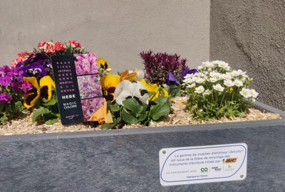 bac a fleurs collège