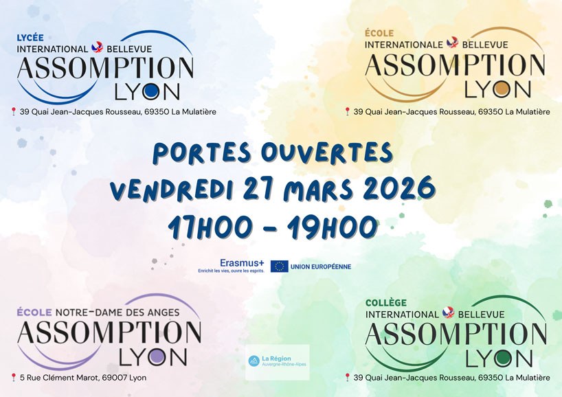 Portes ouvertes vendredi 27 mars 2026 de 17h à 19h